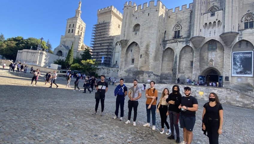 Journée d'intégration dans Avignon
